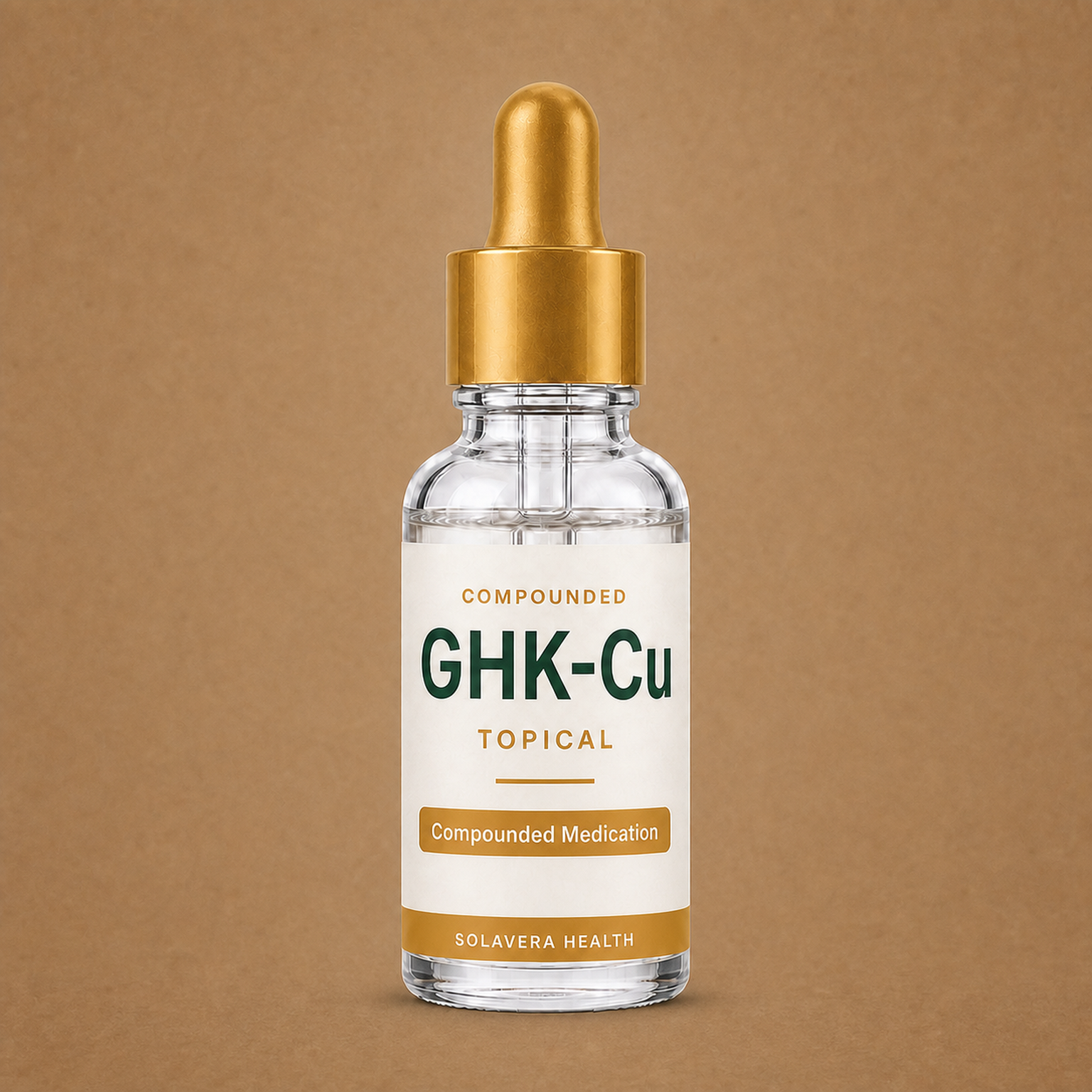 GHK-Cu topical dropper bottle